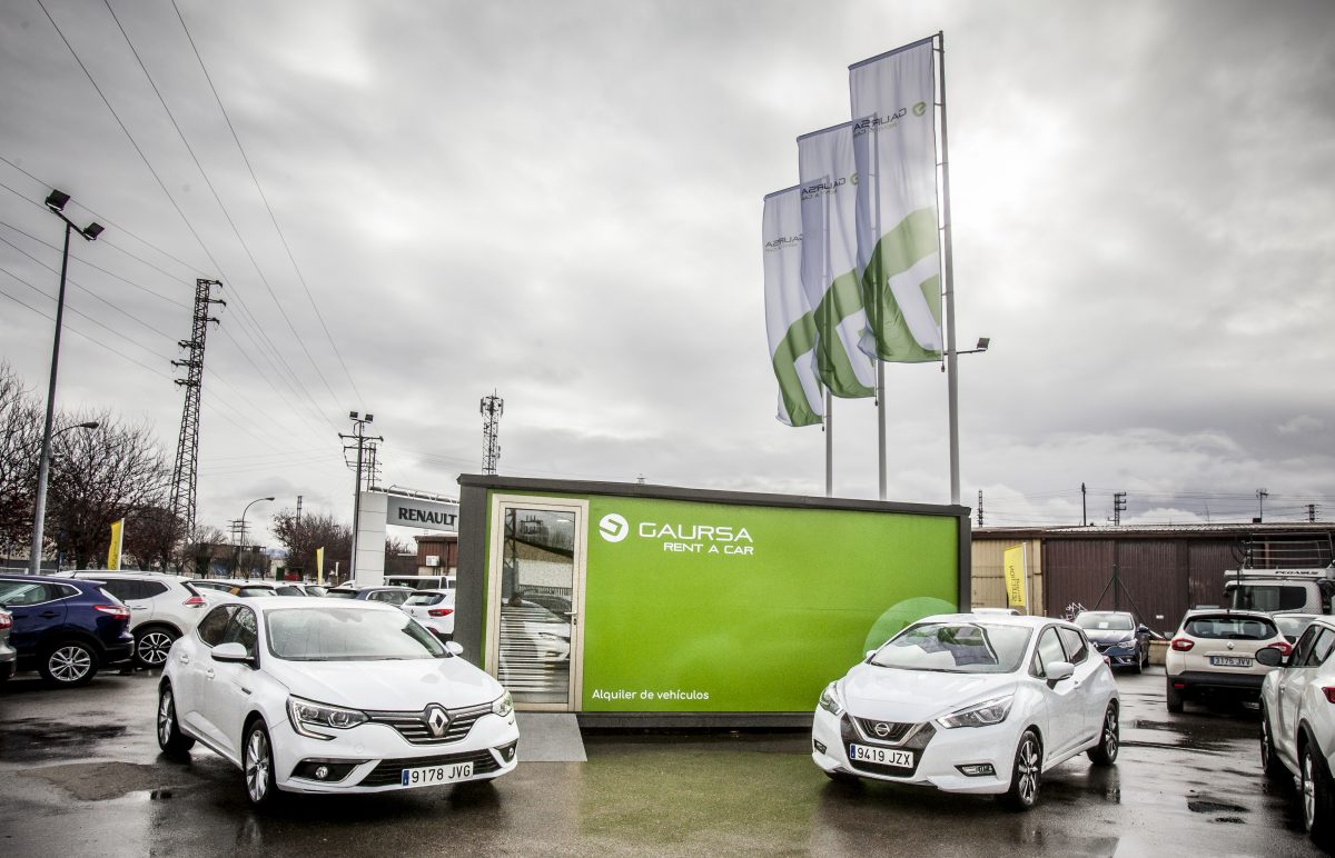 Oficina Gaursa Rent a Car exterior Vitoria Alquiler de coches baratos